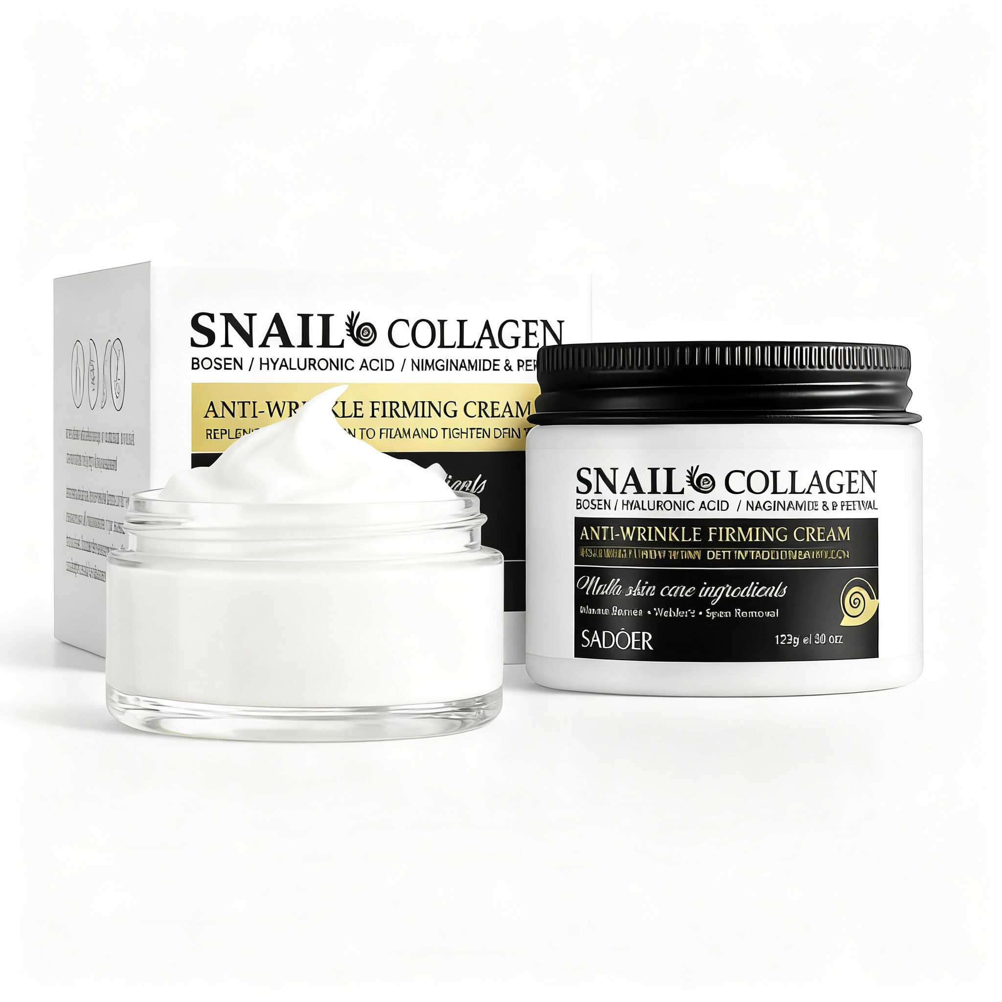 Cremă anti rid cu colagen de melc SADOER, 120 g 1 Cremă