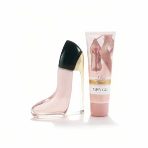 Parfum și cremă de corp cu parfum floral și note elegante, perfect pentru gusturi rafinate.