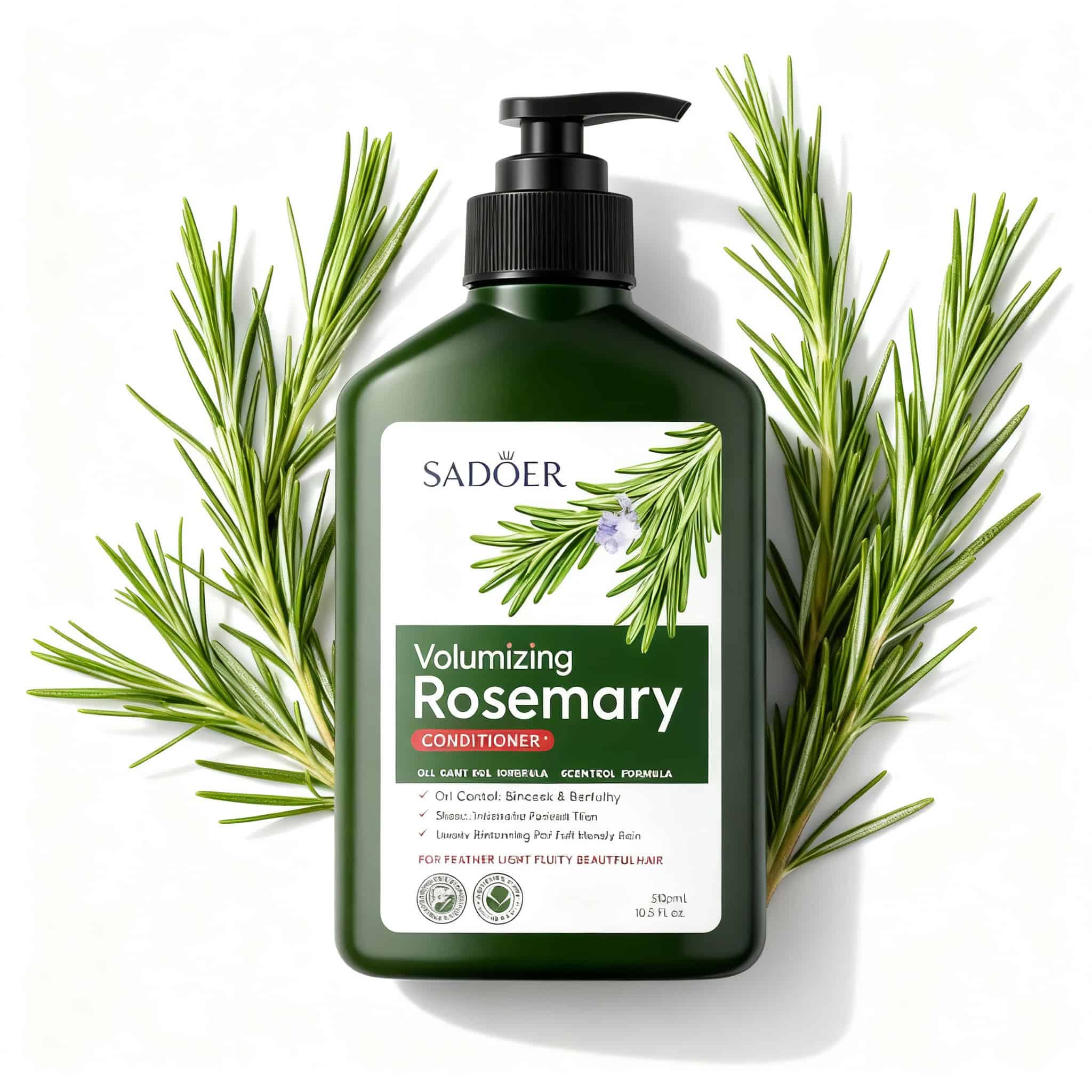 Balsam Volumizant cu Rozmarin, 500 ml 1 Ulei de rozmarin pentru creștere și întărire a părului, natural și eficient.