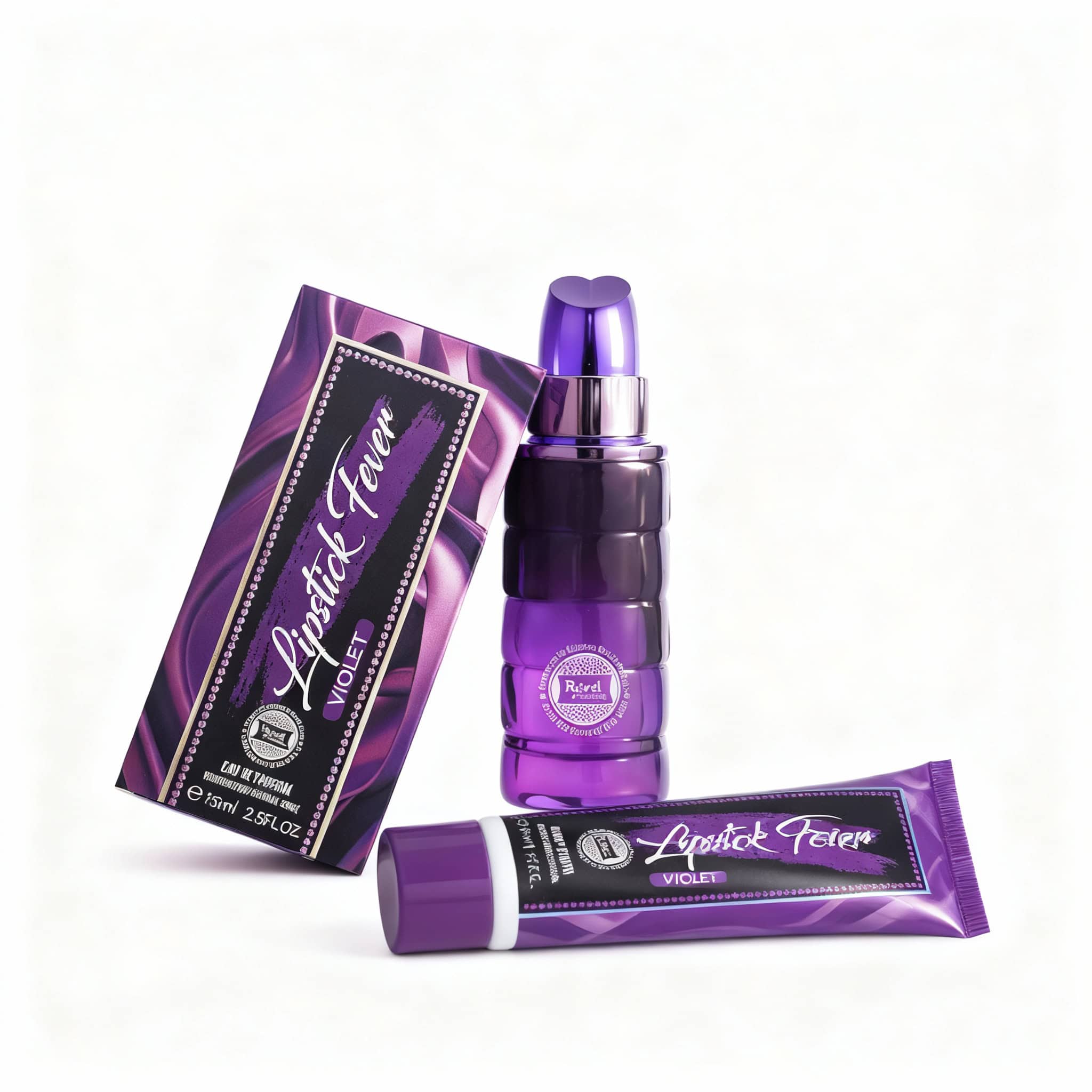 Duo de Răsfăț Feminin 1 Parfum Violet, set cosmetic de înaltă calitate, parfum floral, gel de duș și loțiune pentru o experiență senzorială completă.
