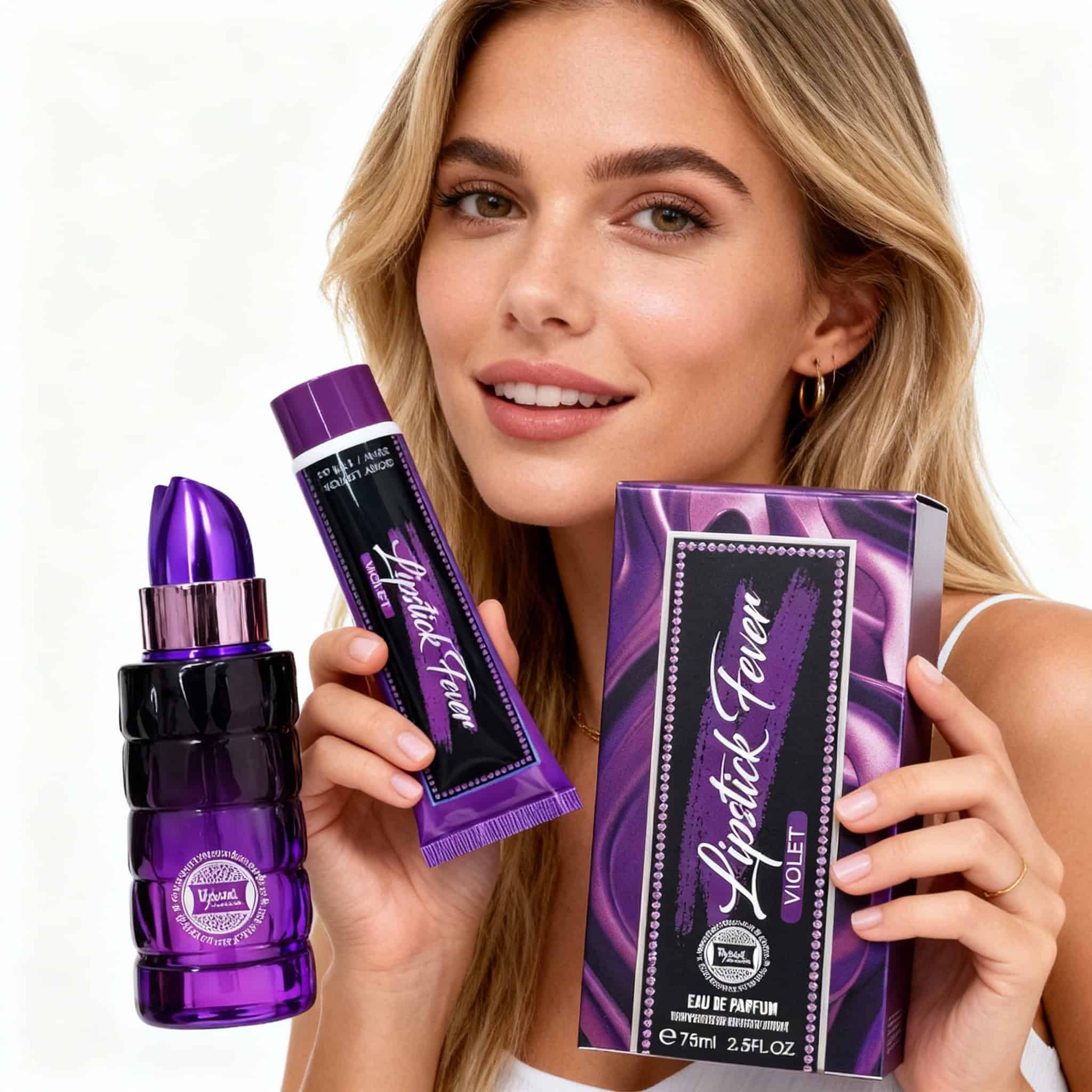 Duo de Răsfăț Feminin 2 Parfum violet pentru femei, colecție Seloria Cosmetic, aromă seducătoare și rafinată, ideal pentru orice ocazie.