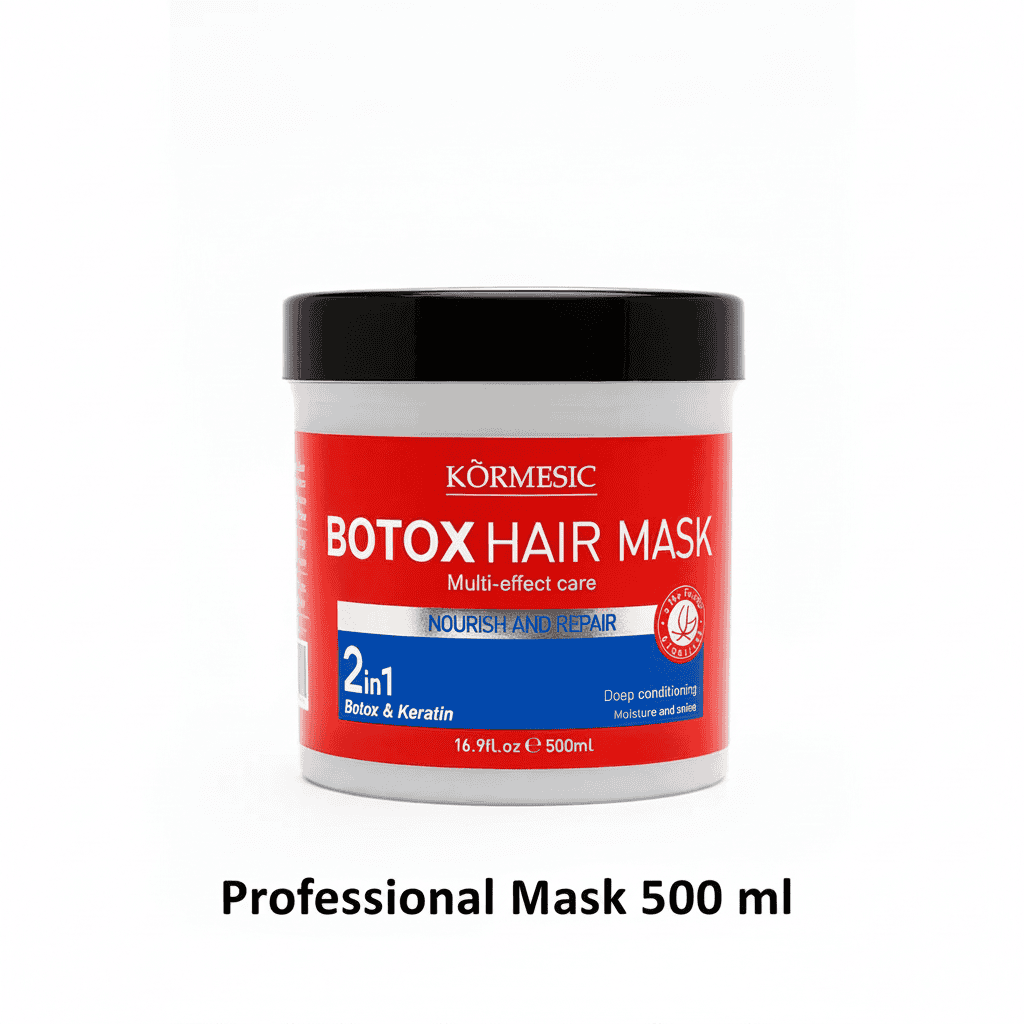 Mască Profesională 500 ml 1 Masca de păr Botox și Keratină, hidratare și reparație intensă - 500 ml.