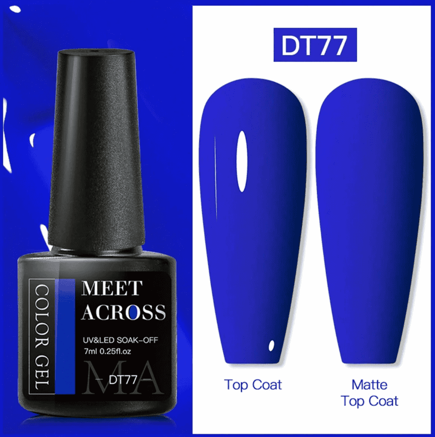 Set 3 Lacuri de Unghii cu Gel UV/LED 4 Vernis gel UV pentru unghii durabil și lucios.