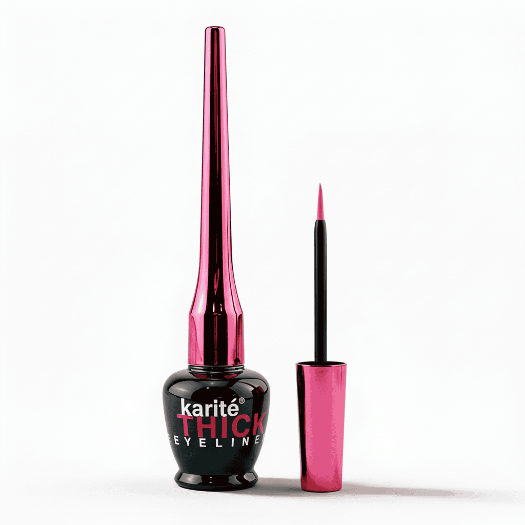 Karite Waterproof Liquid Eyeliner 1 Rimel gel pentru ochi, negru, cu formulă intensivă pentru volum maxim, de la Seloria.