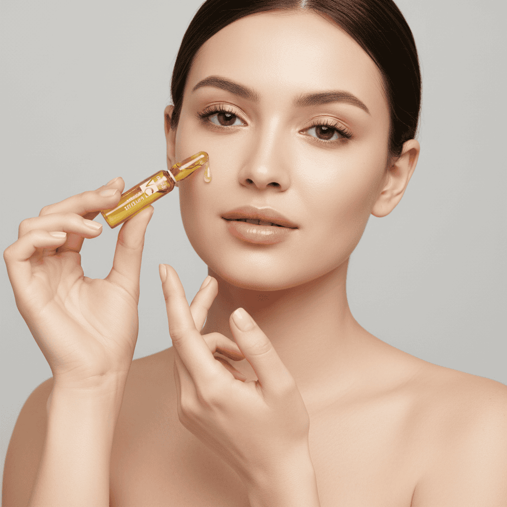 Tratament Intens cu Vitamina C, set 7 Fiole 2 Ser facial pentru FAȚĂ și PENTRU PIELE.