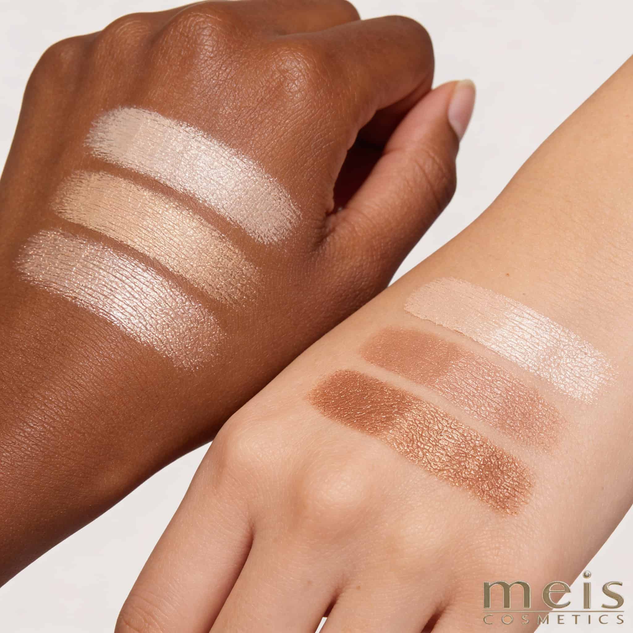 Trusta de machiaj multicolor 3 Testare produse cosmetice pentru toate tonurile pielii.