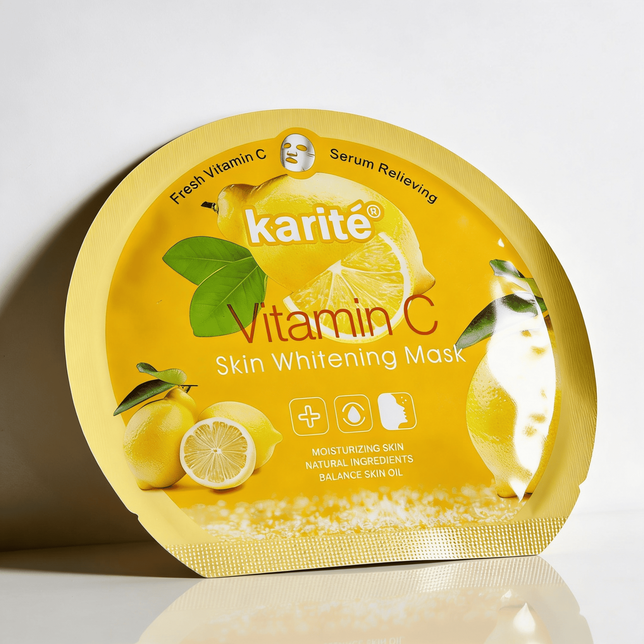 Masca Iluminatoare cu Vitamina C, Ten Uniform și Radiant 3 Descriere suplimentară: Masca de față cu Vitamina C pentru albire, hidratare și strălucire, conține ingrediente naturale, ideală pentru tenul sensibil.