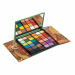 Paletă farduri colorate, ideală pentru machiaj artistic și profesional, cu nuanțe intense și diverse pentru orice stil.