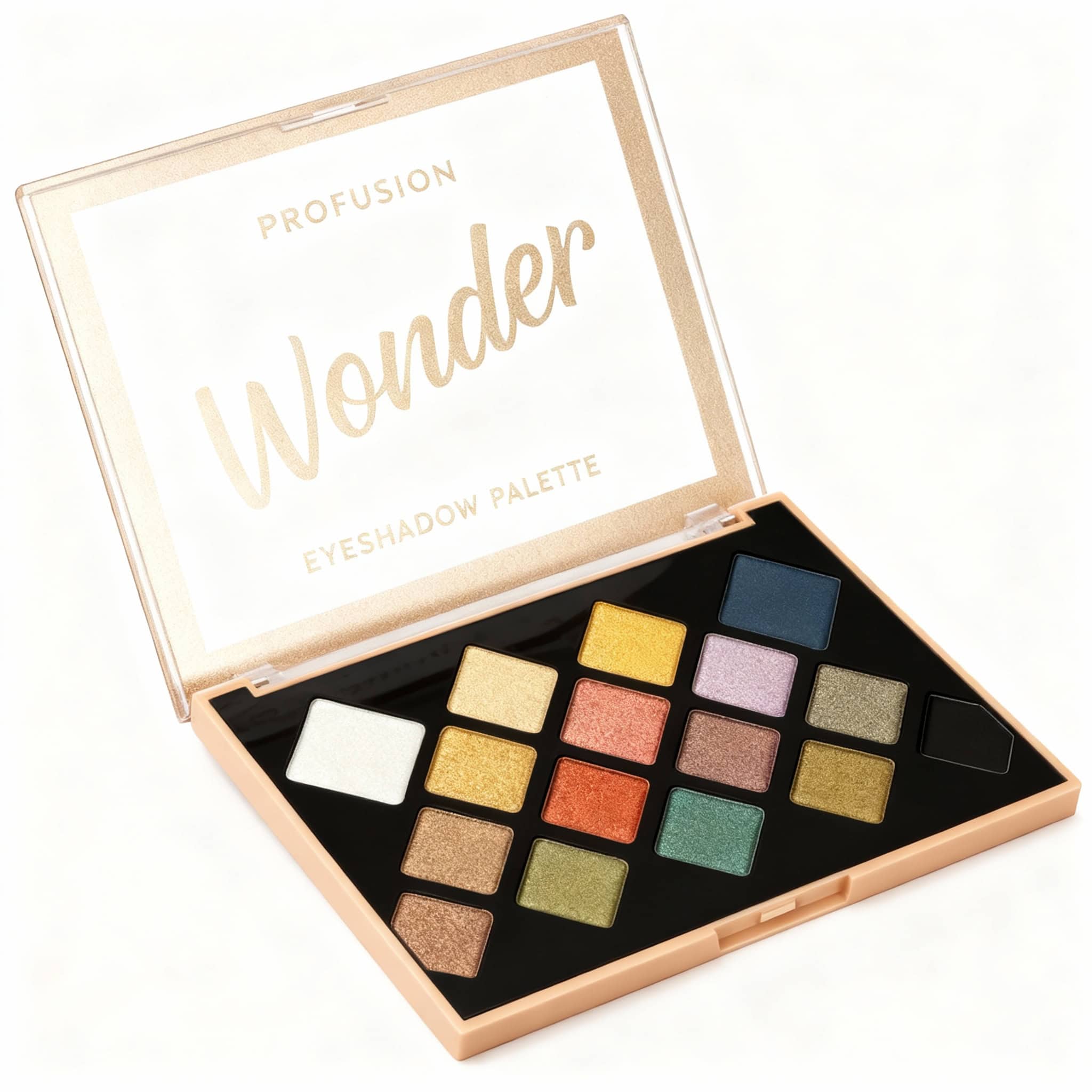 Paleta Wonder, Eleganță în Fiecare Nuantă 1 Paletă de farduri de ochi multicoloră, ideală pentru look-uri creative și elegant.