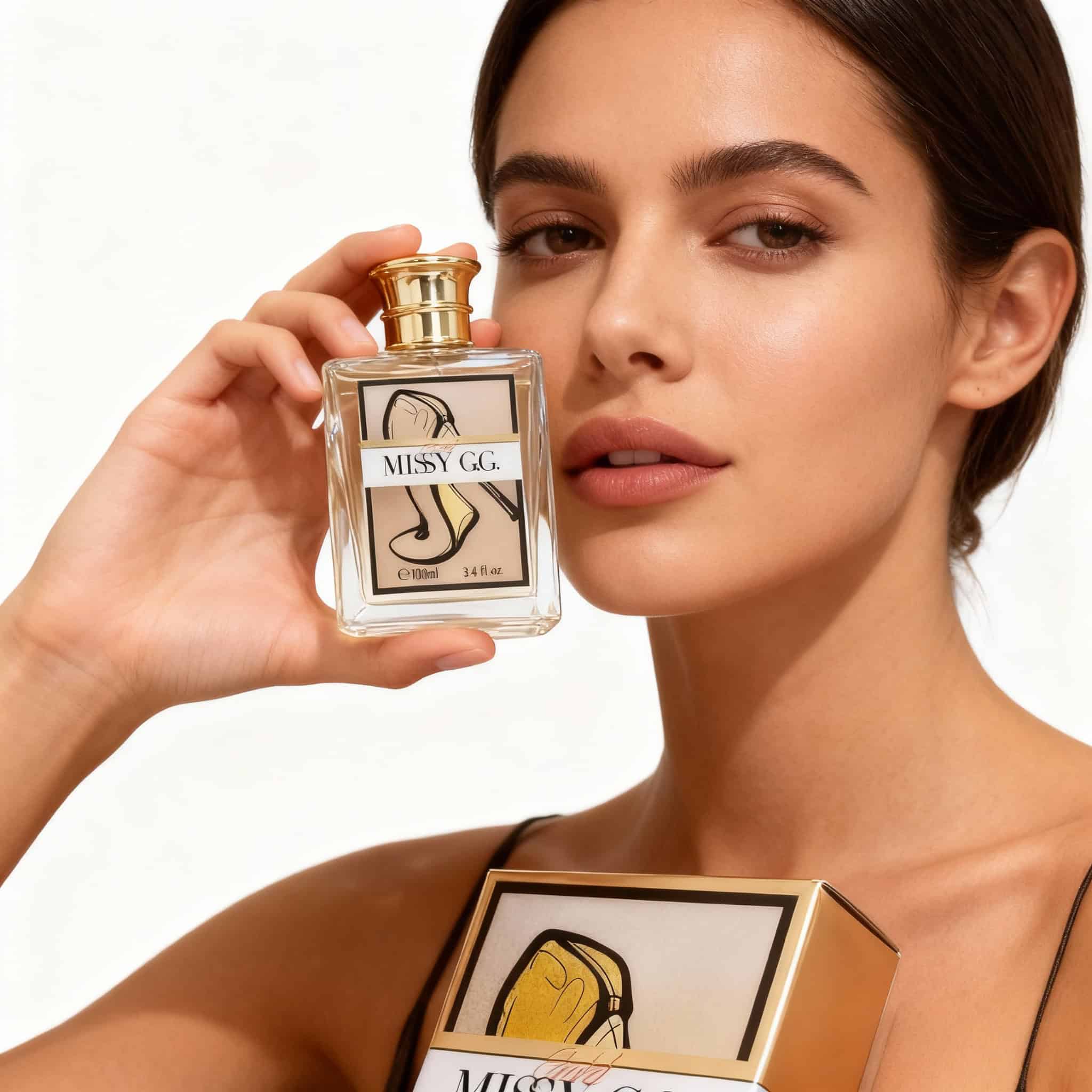 Missy GG Gold, Strălucire și Rafinament în 100 ml 3 Parfum de lux pentru femei, Missy G.G., aromă florală și sofisticată.
