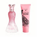 Parfum floral roz și cremă de corp hidratantă V.V. Love.