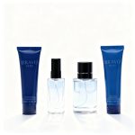 Sticlă parfumuri și produse cosmetice Bravo Hero, elegante și moderne.
