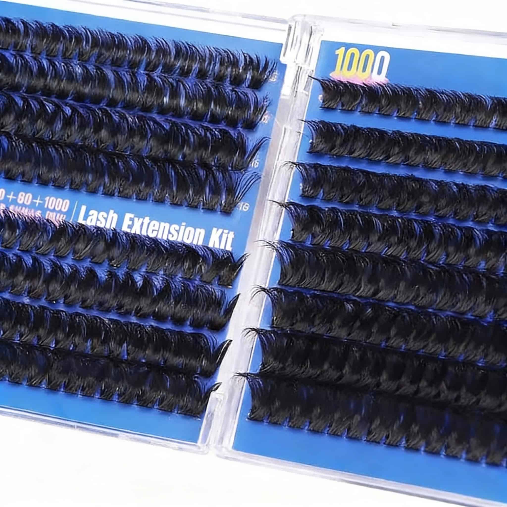 Gene smocuri dense Lash Extension 60D & 100D 3 Lentile de extensie gene false gene false gene false gene false, ideal pentru volum și alungire gene naturale.