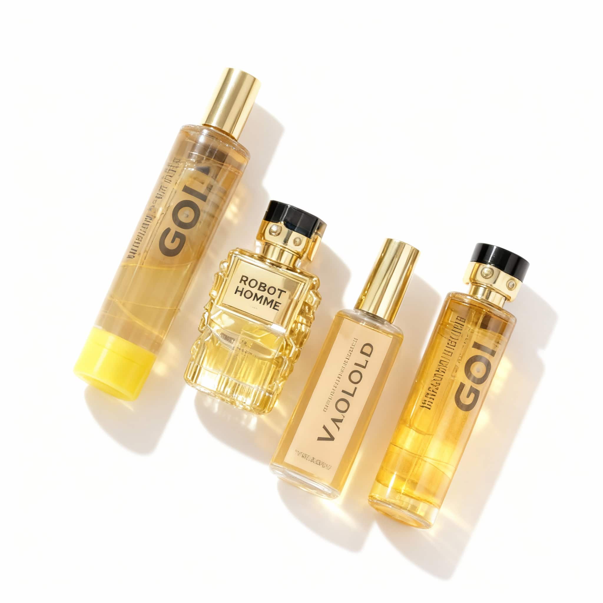 Set Luxury pentru Bărbați, Robot Homme Gold Edition 1 Parfum pentru bărbați, robott homme, cu note aromatice intense, stil elegant și premium.