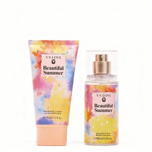 Spray parfum de vară, loțiune și parfum pentru piele, aroma vibrantă și energizantă.