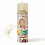 Spray ușor cu sclipici pentru accesorii și coafură, ideal pentru evenimente speciale.
