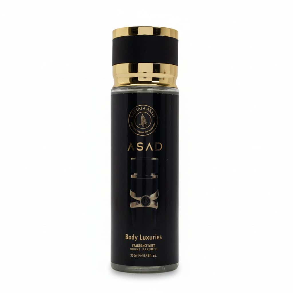 Asad Black Spray De Corp, 175 ml 3 Spray parfum pentru corp, luxos, Body Luxuries Asad, 250ml, parfum de înaltă calitate.