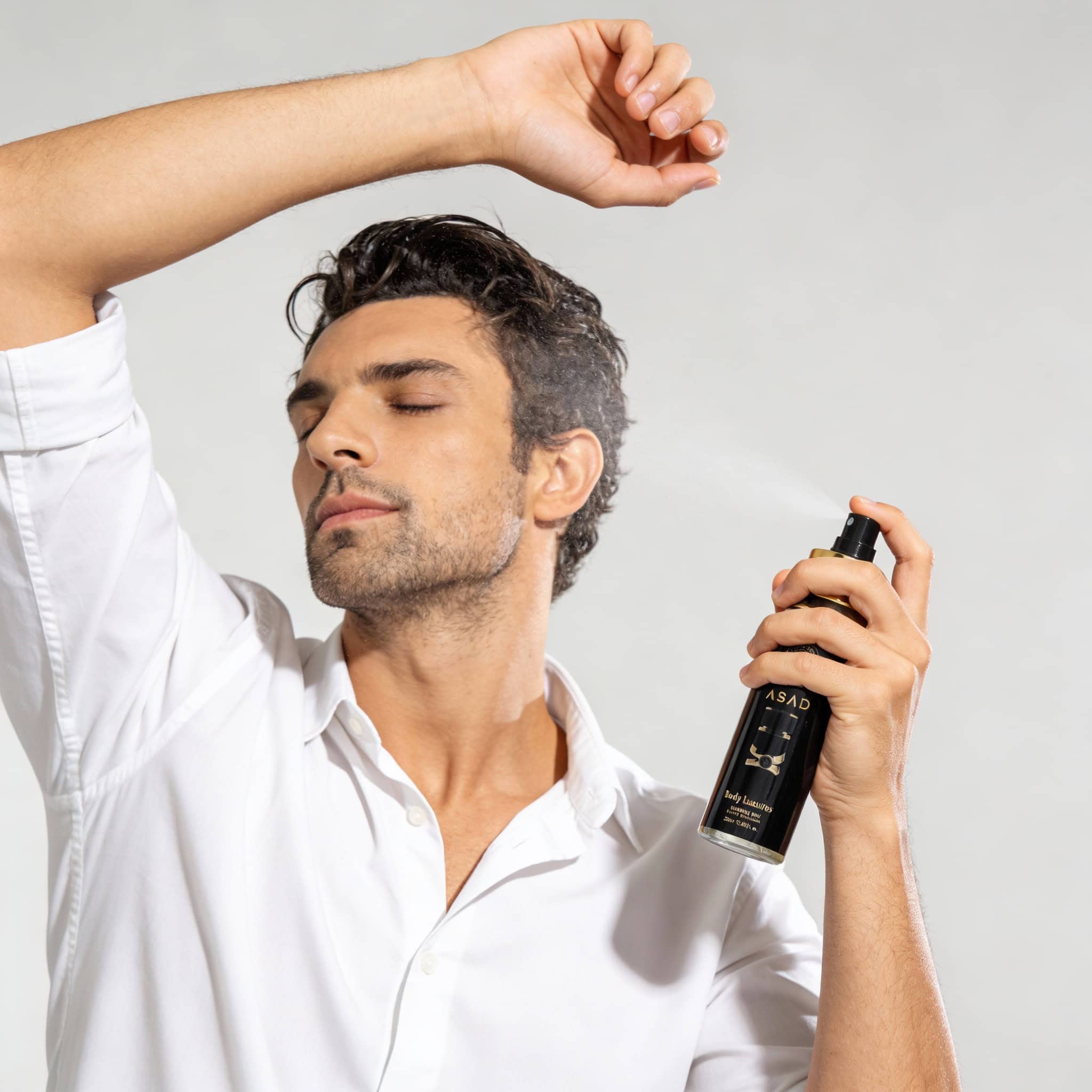 Asad Black Spray De Corp, 175 ml 4 Spray pentru ten, de înaltă calitate, pentru hidratare și revitalizare.