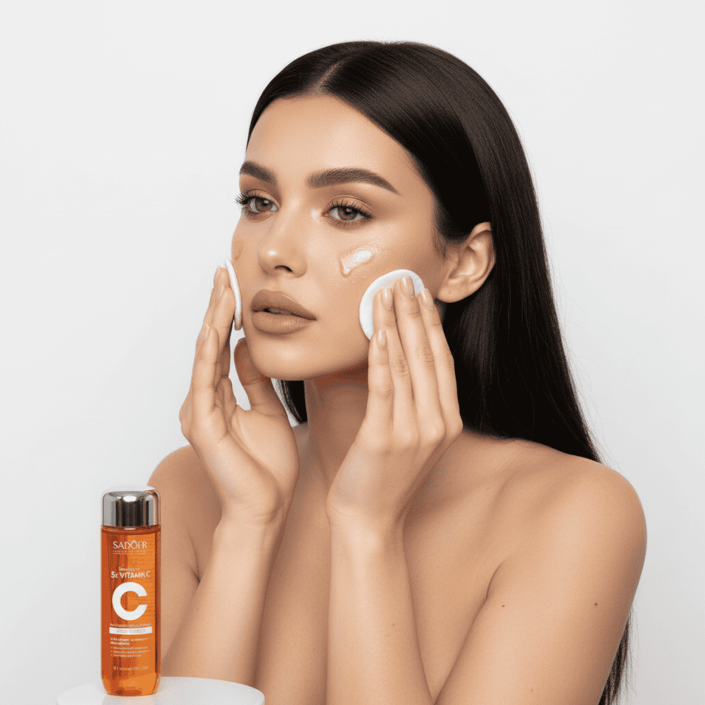 Toner Facial Iluminator Cu Vitamica C, 130 ml 2 Produse cosmetice naturale.