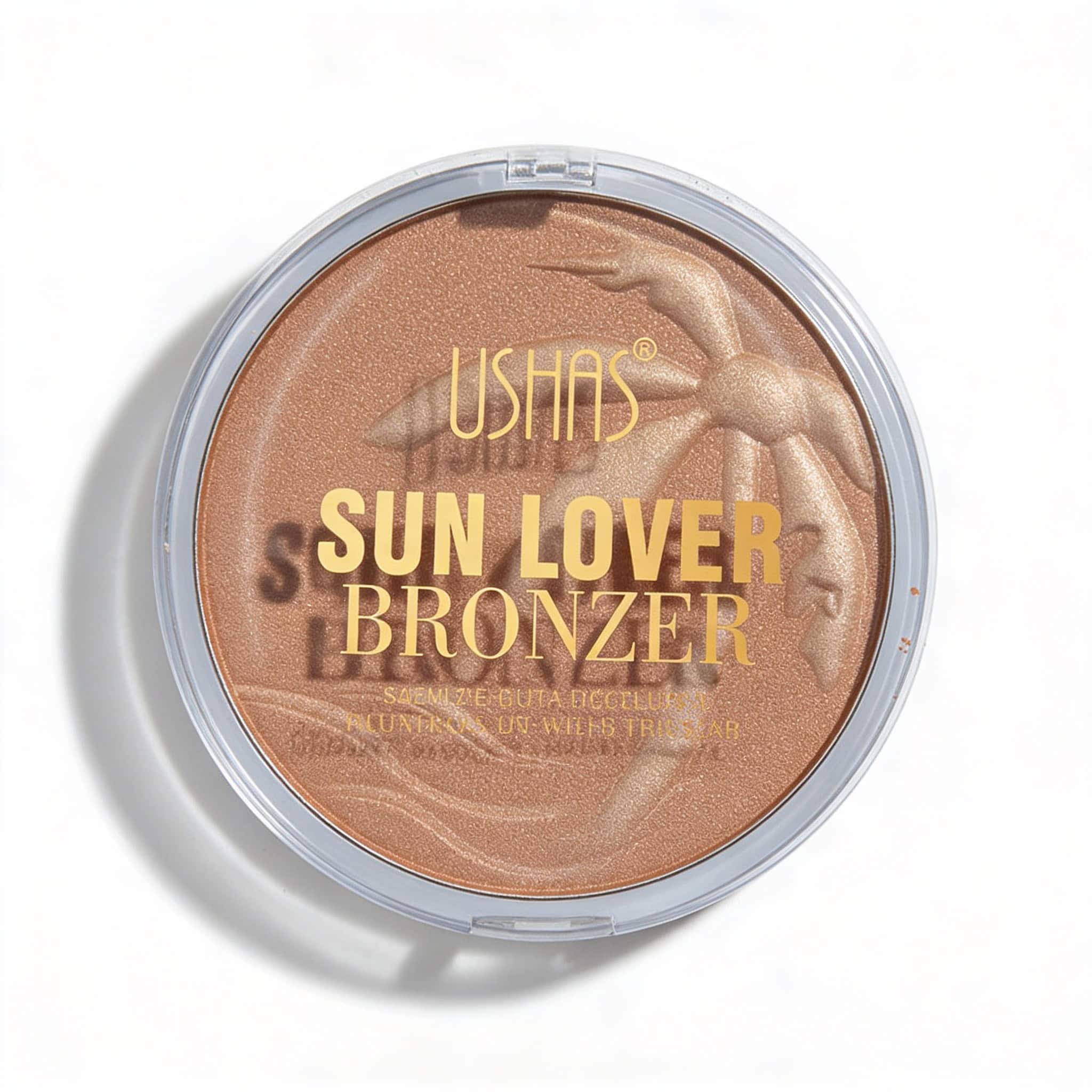 Bronzer Sun Lover, USHAS 1 Bronzer pentru ten cu efect de bronzare rapidă, potrivit pentru piele deschisă și medie.