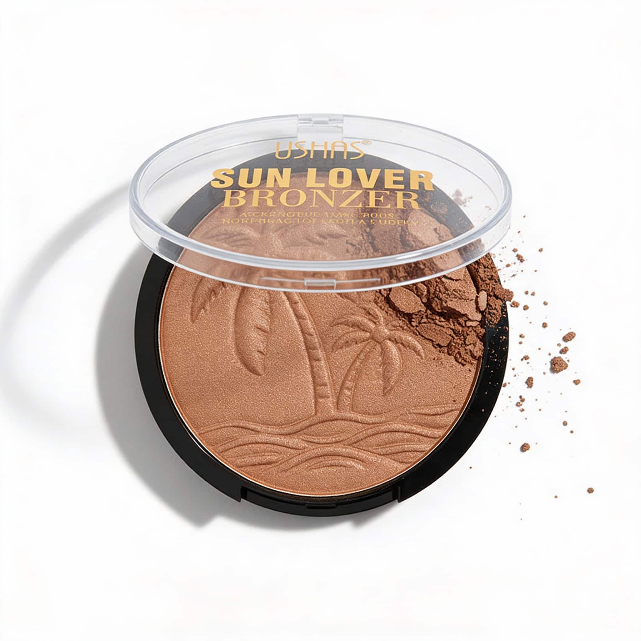 Bronzer Sun Lover, USHAS 2 Ruj bronzant cu aspect de plajă, pentru un bronz natural și strălucire a pielii.