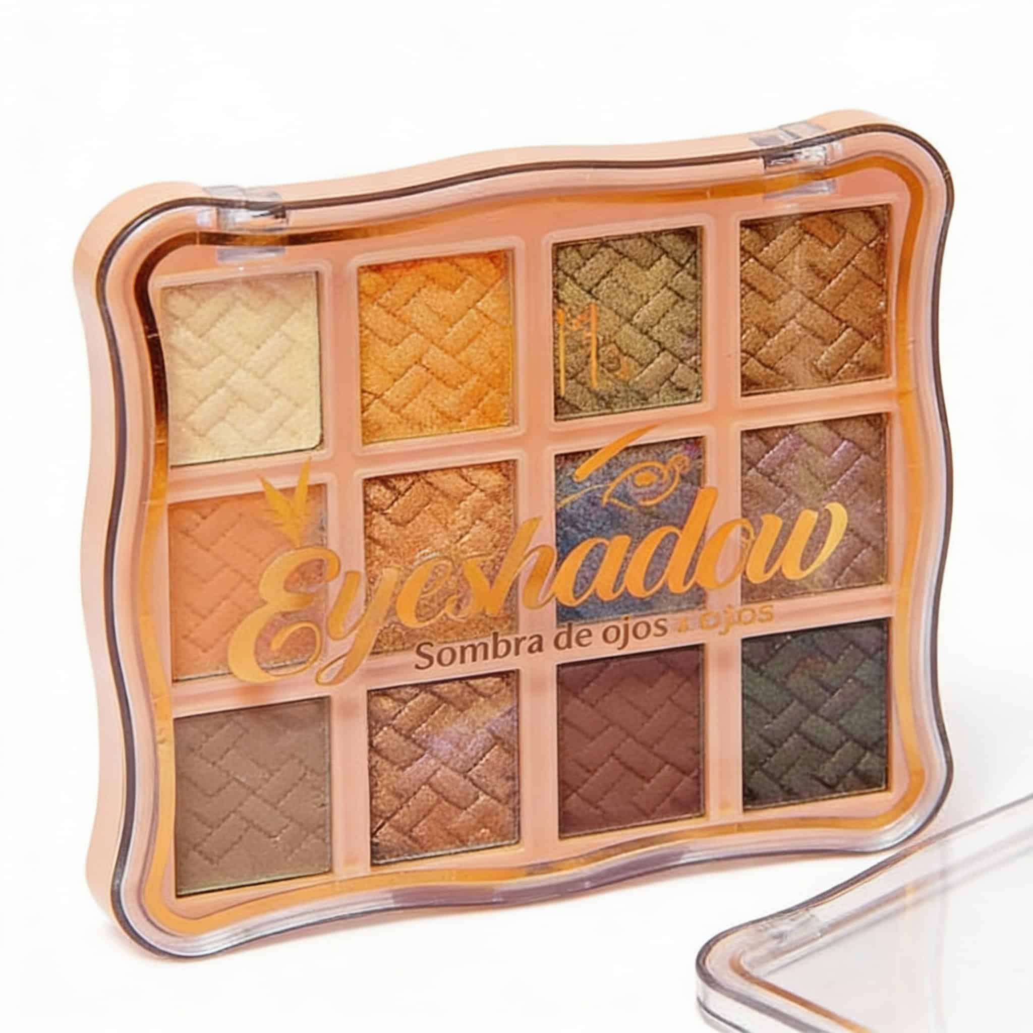 Paleta Machiaj Eyeshadow, Ushas 4 Paletă farduri de ochi cu nuanțe variate, perfectă pentru machiaj zilnic și ocazii speciale.