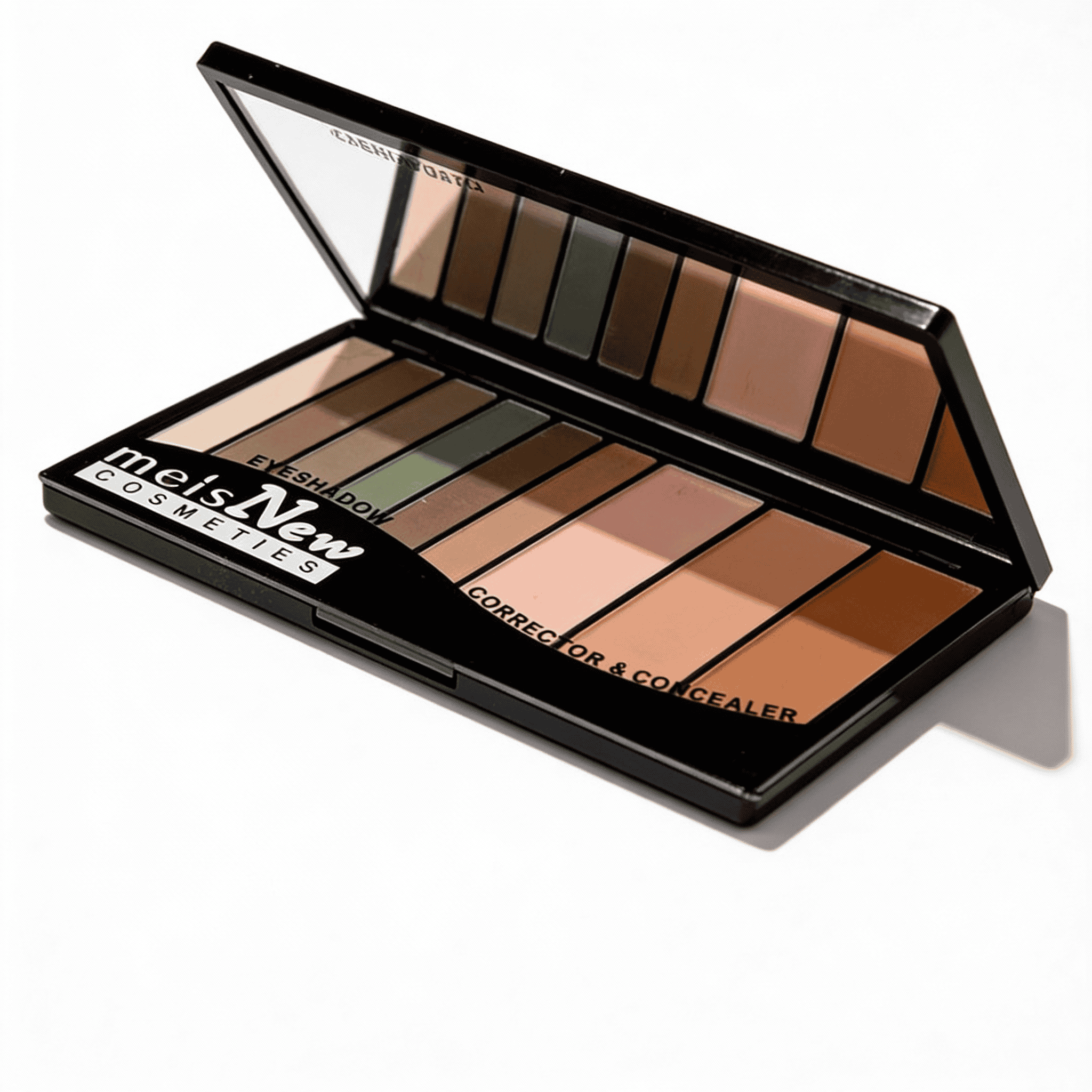 Paleta Machiaj Meis New, Nuanta 02 4 Paletă machiaj ochi, corector, concealer, produse cosmetice de calitate pentru un look natural.