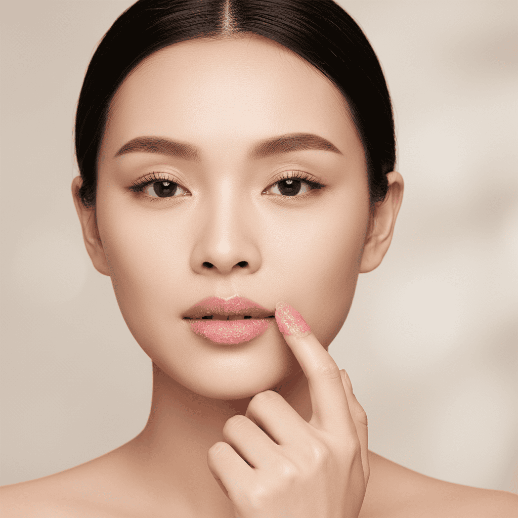 Scrub Buze cu Piersici pentru Exfoliere Delicata, 20 g 5 Ten perfect, cosmetică și îngrijire a pielii.