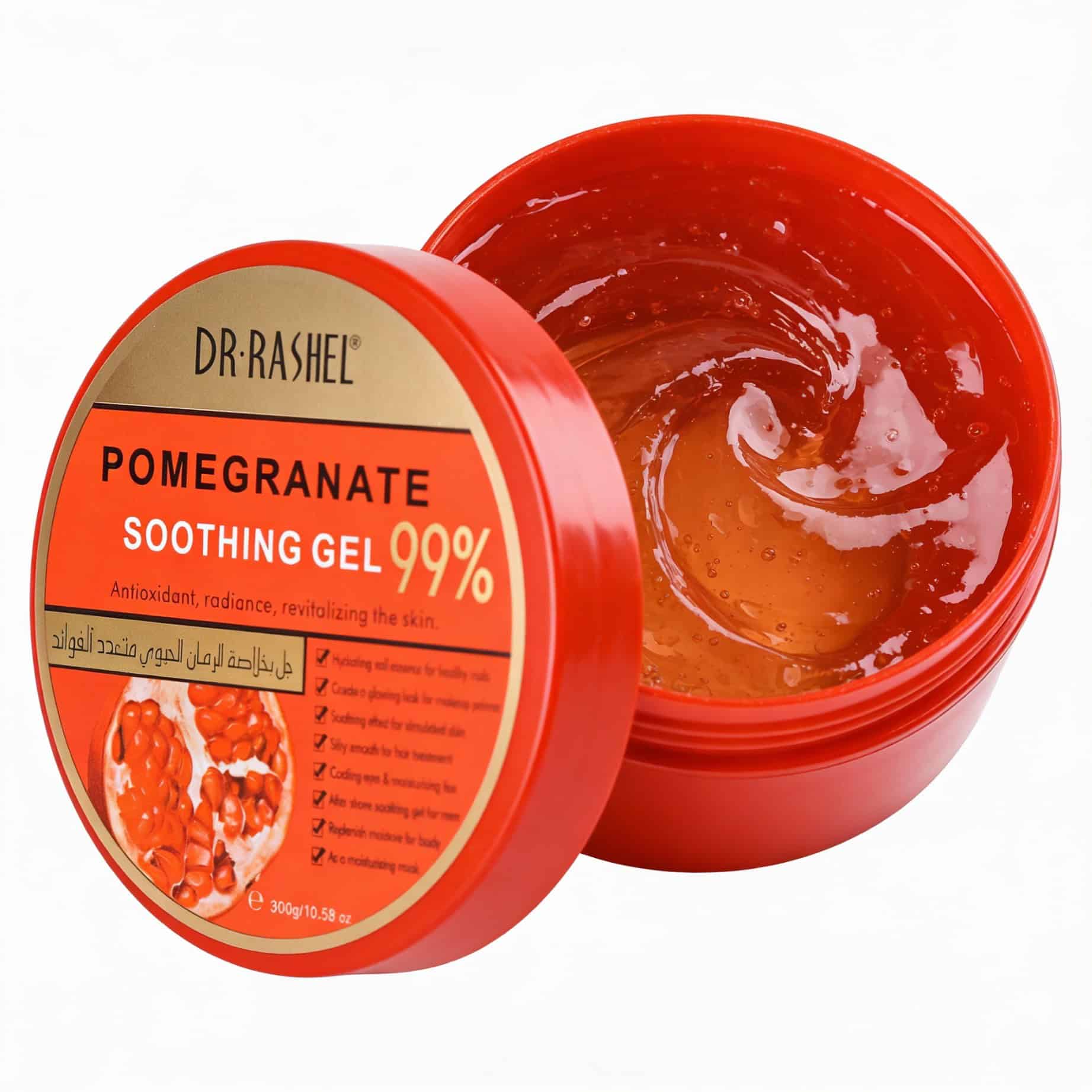 Pomegranate moisturising gel, Dr Rashel, quantity 300 g 4 58b71177caa34222f9d5968f426c0408