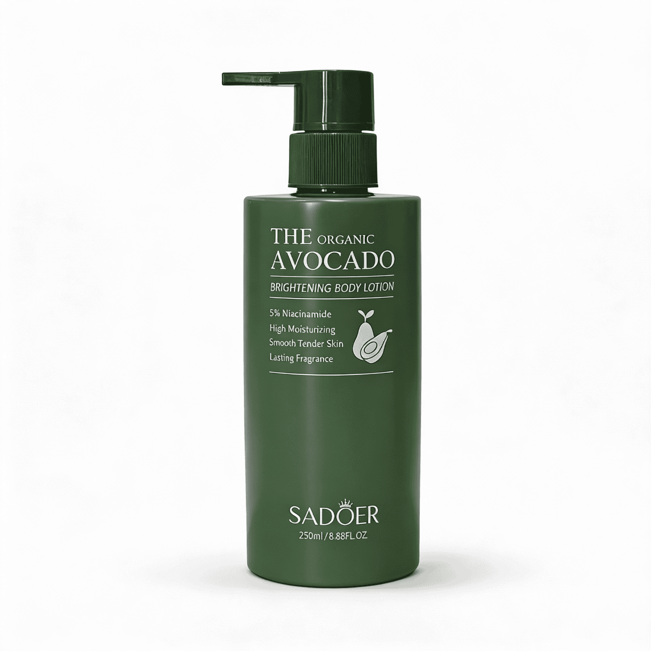 Loțiune de corp iluminatoare cu avocado, Sadoer, 250 ml 1 41013487dece9683337121151da8d284