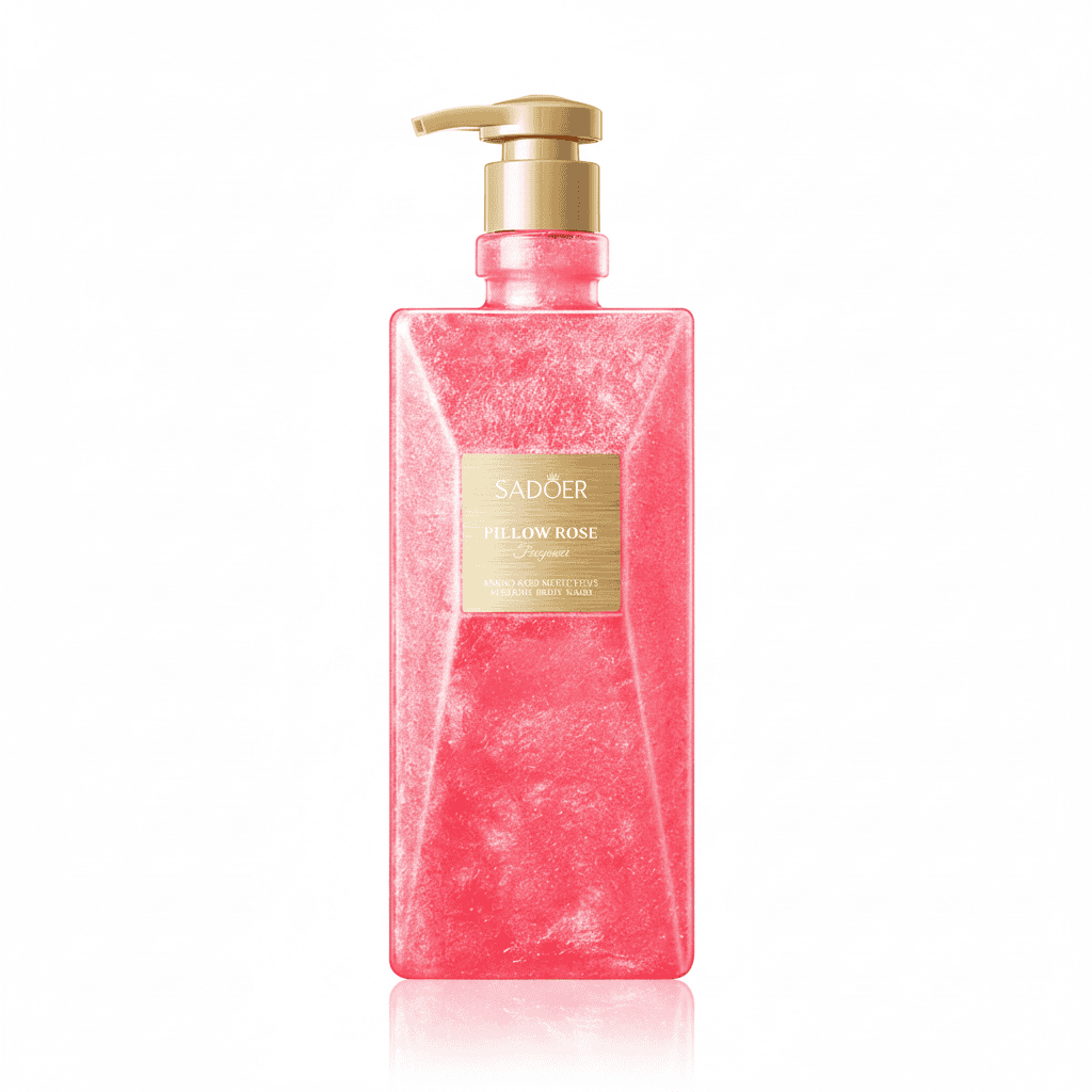 Gel de duș Pillow Rose cu sclipici – piele catifelată și strălucitoare 1 812f1544608acc078f0b025f838e4526