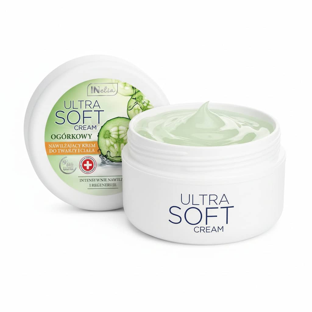 Ultra soft cucumber body cream, Inelia, quantity 200 ml 3 3dc69b76f8dd560ad163e8dd03e4aa31