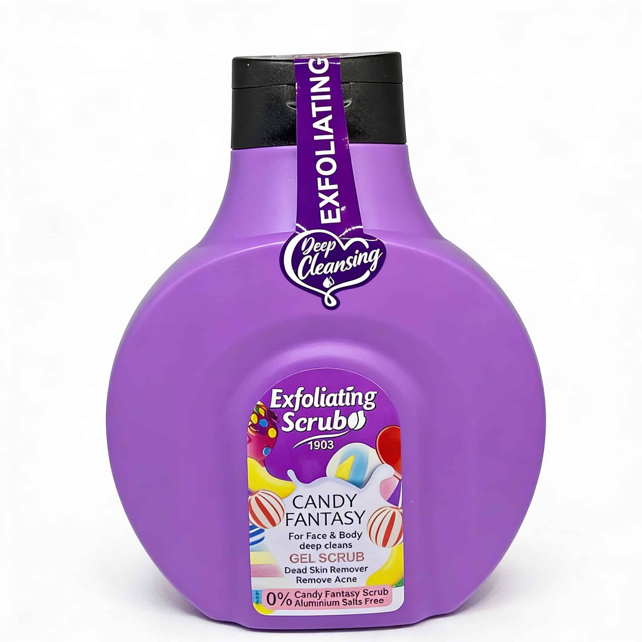 Exfoliant delicat Wokali 500 ml cu parfum Candy Fantasy pentru piele catifelată 1 2cbc2b9d35cb0270bd400d70ffac1ff2