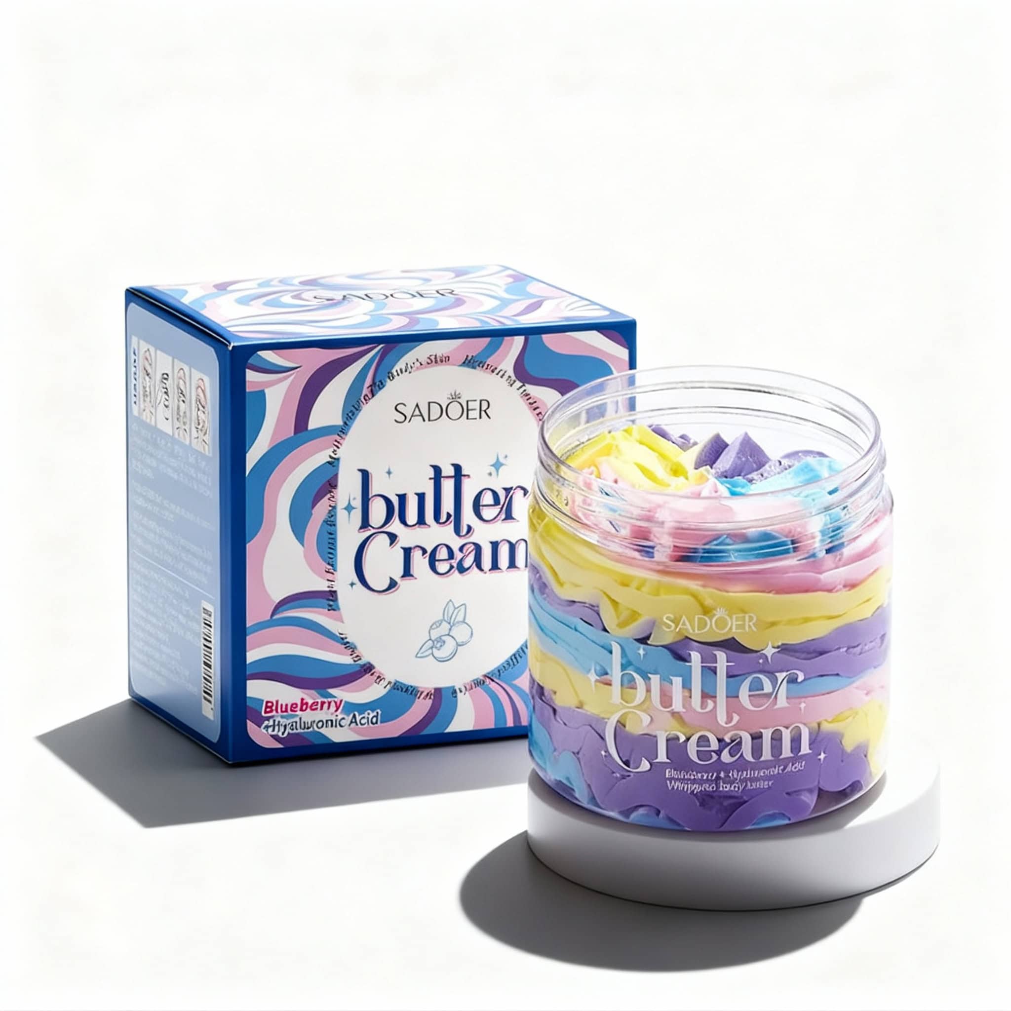 Body butter with blueberries and hyaluronic acid, 180 g 2 af4213fd0dc79393d79415491122af88