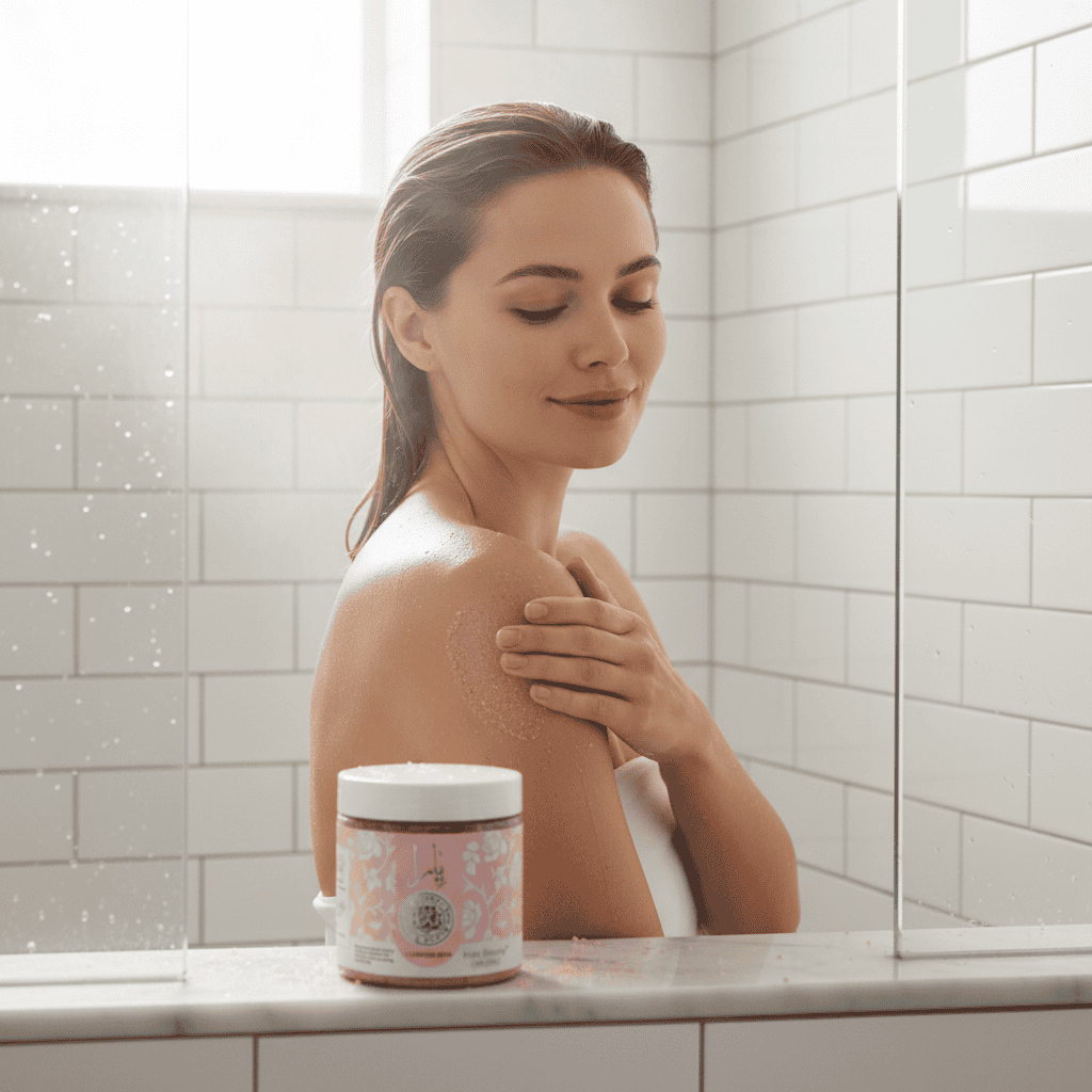 Exfoliant corporal Kiss Beauty 500 g – Piele catifelată și radiantă 3 1db01bd785e5a4f53855d981305c4cc4
