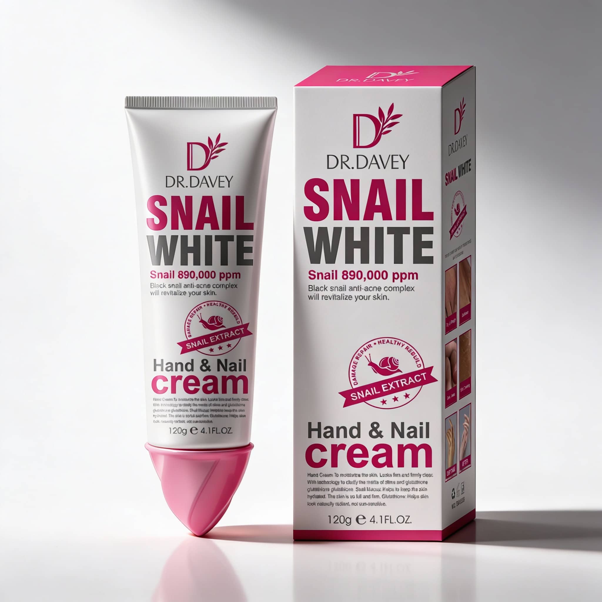 Crema de maini si unghii cu extract de melc, Dr. Davey, 120 g 4 7e63901499f4ca33760784dbf71af514