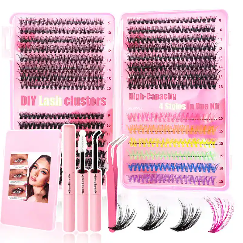 Volum Intens și Gene Colorate – Set Complet Extensii DIY 600 Bucăți 1 31a0af1f932197d52b1e0a944b149bdb