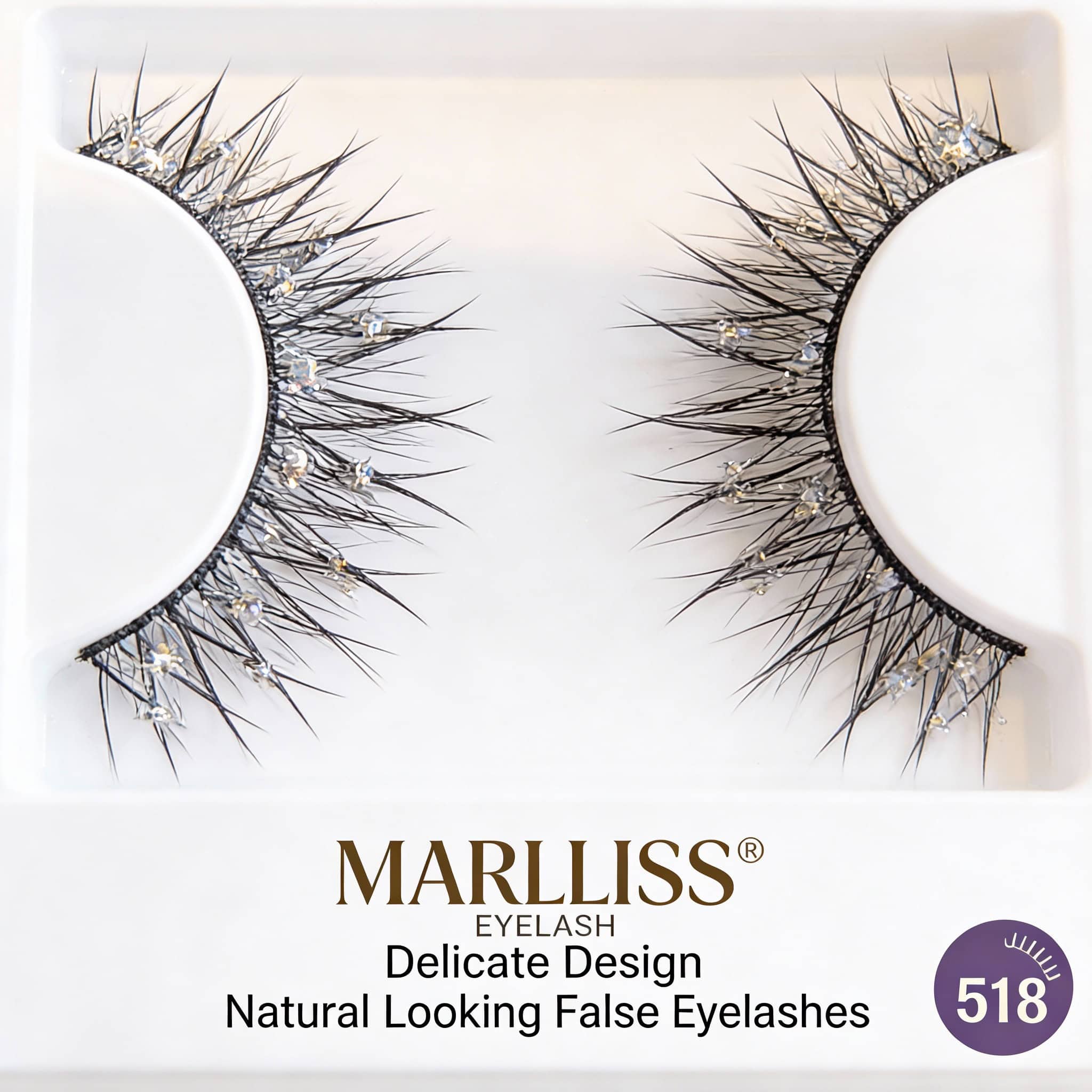 Gene false cu pietre Marlliss 518 – Look elegant și confort zilnic 1 f735d3ee4921ac2972662dc4e4690478