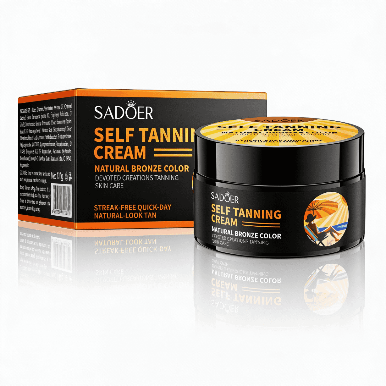 Cremă autobronzantă Sadoer pentru un bronz natural și uniform, 100 ml 1 f8d78d50f28252cc013f68f6de67e922
