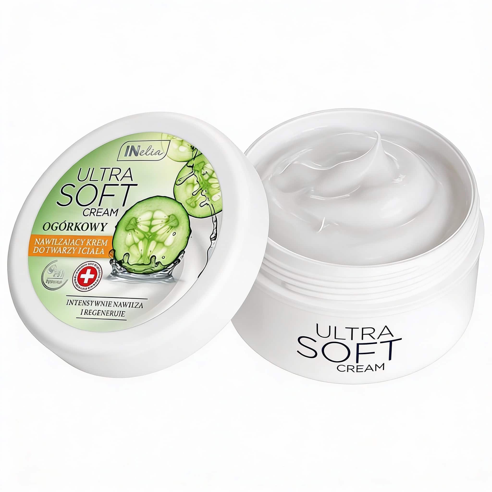 Ultra soft cucumber body cream, Inelia, quantity 200 ml 1 9dac0c25a08a16e665653fe5c6904c08