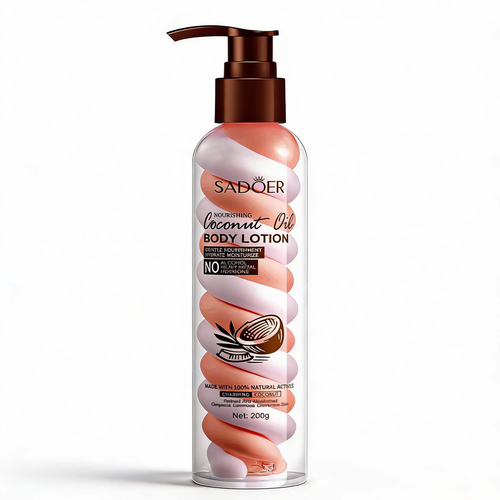 Body lotion with coconut oil, Sadoer, quantity 200 g 2 c9de5953889fd6b8f89150c6e3ffccd1