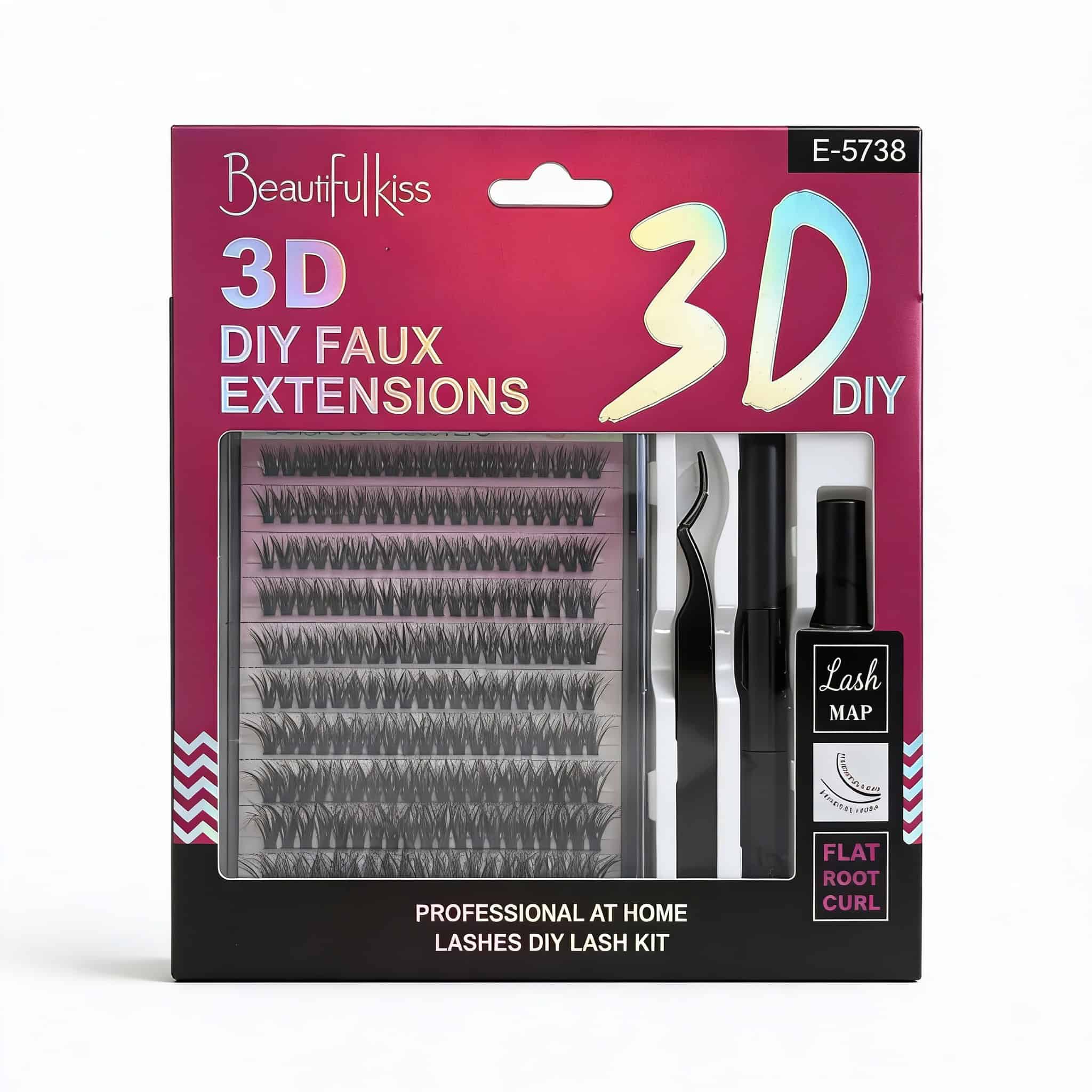 Gene False 3 D Beautiful Kiss cu Volum Natural și Aplicare Ușoară 1 759d247bf62888e6d9331dfcd66f157e