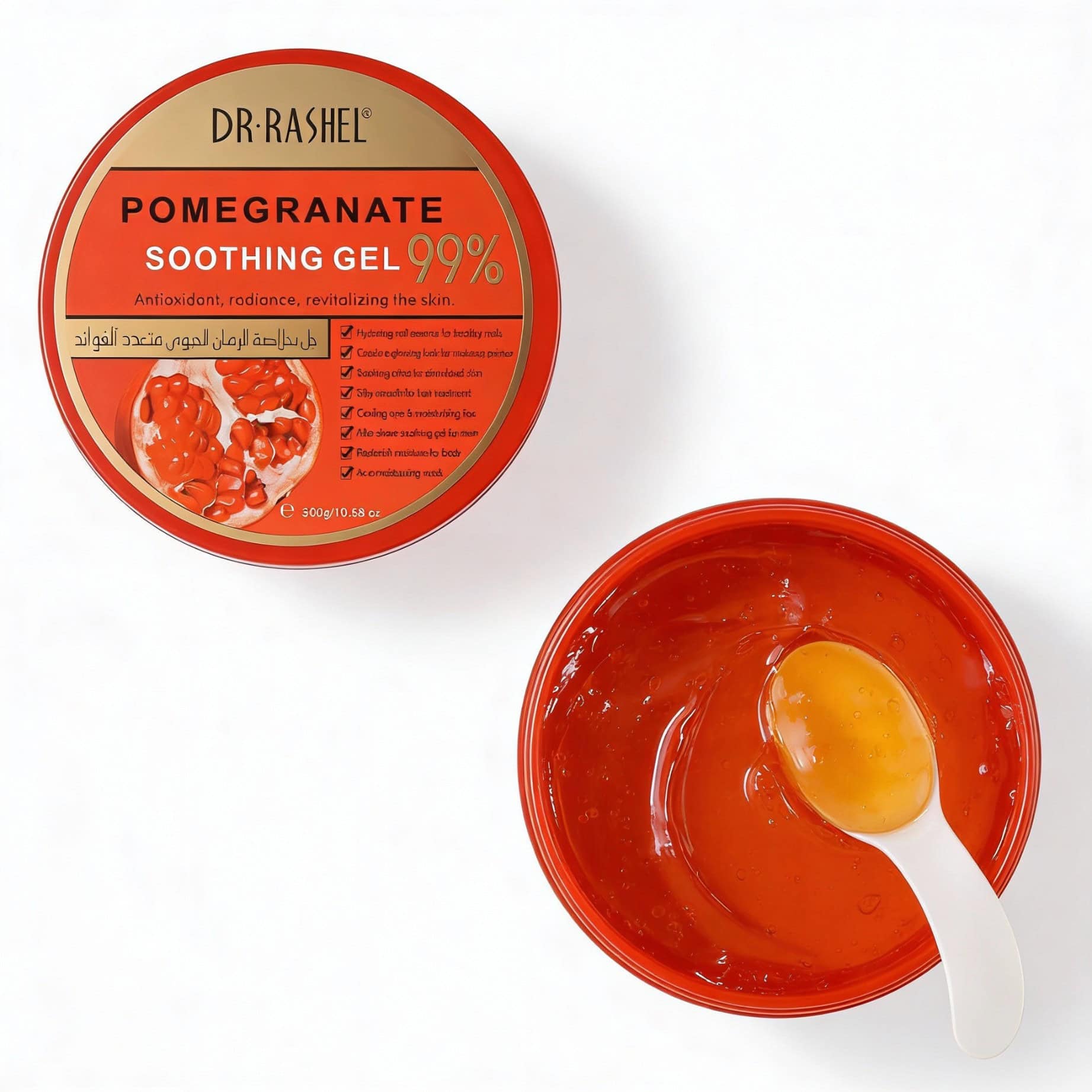 Pomegranate moisturising gel, Dr Rashel, quantity 300 g 2 ddfef4064cede7f667edbe8a2c1a920a