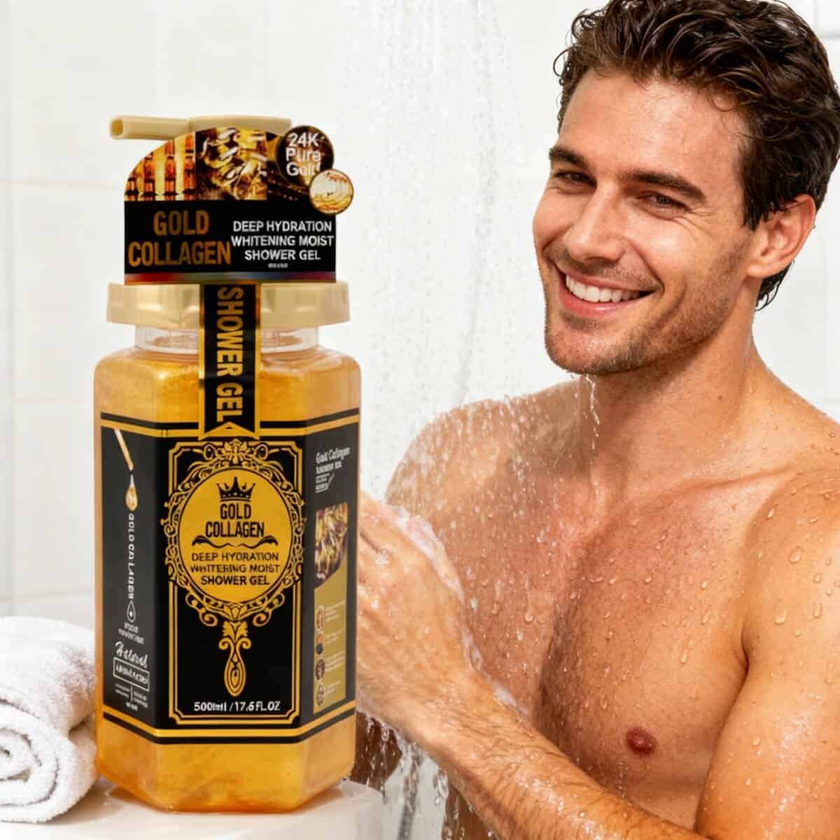 Gel de Duș cu Colagen și Aur 24K pentru Hidratare Intensă 4 541d7221de0b35981261a2c9f05ce38f
