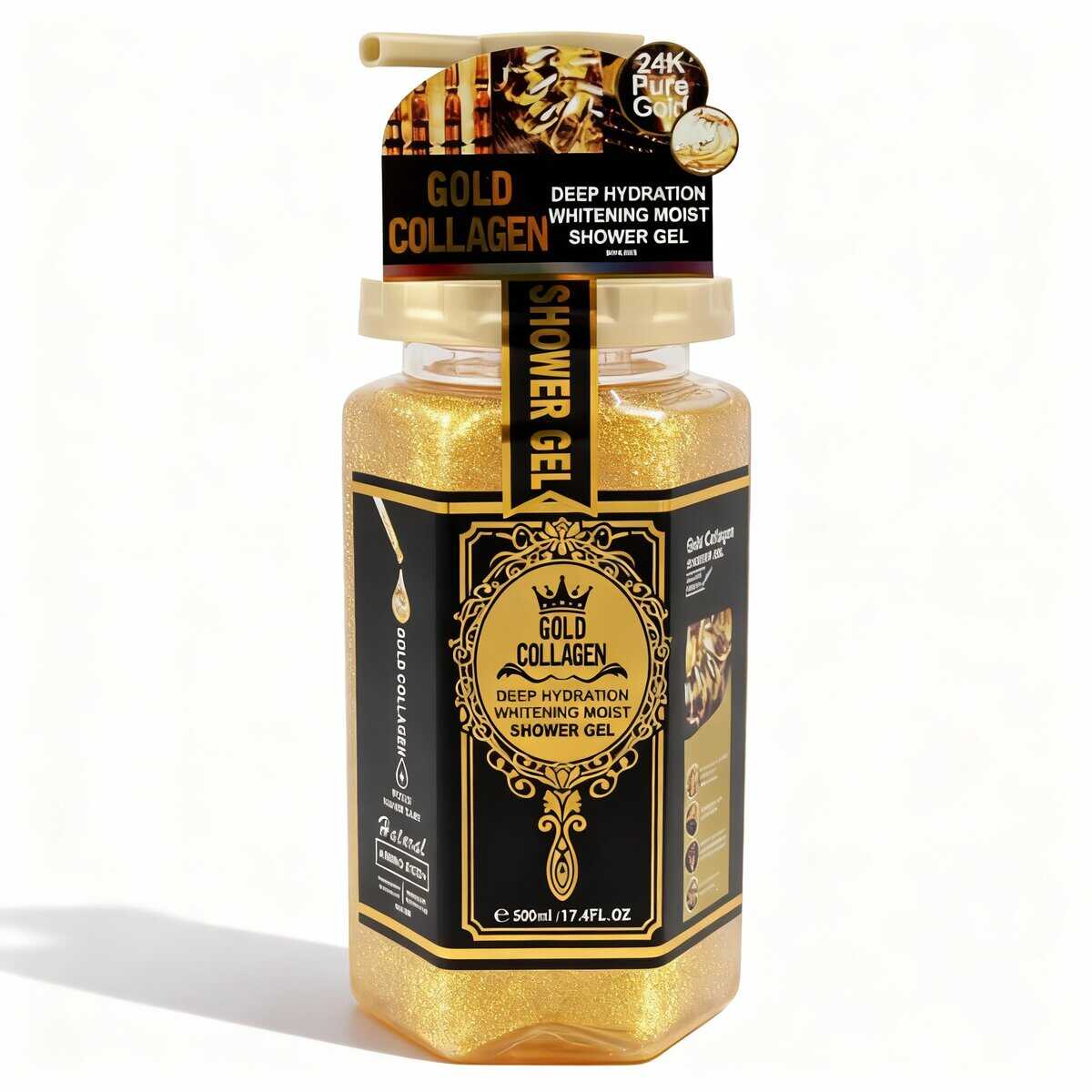 Gel de Duș cu Colagen și Aur 24K pentru Hidratare Intensă 1 97d9cd3dbff006800e461c9dfc0083ae